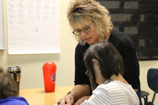 Leslie Lindberg-Harper is part of the diverse group of education support professionals in the Salem-Keizer school district. (Charles Lapham/Oregon Education Association)