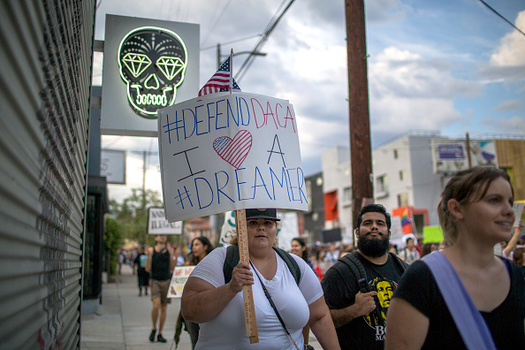 The DACA program protects more than 800,000 people nationwide. (David McNew/Getty Images)