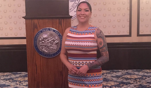 Artist and activist Fawn Douglas was named Nevada's Indian American Leader of the Year on Saturday at the Governor's Mansion. (Fawn Douglas)