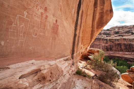 Five native tribes  the Hopi, Navajo, Ute Mountain Ute, Zuni and Ute  are prepared to file suit to block the Trump administration's move to shrink Bears Ears National Monument. (BLM)