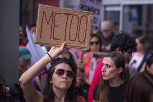 An associate law professor at the University of Oregon says the public shaming of sexual harassers could improve the workplace for victims. (David McNew/Getty Images)
