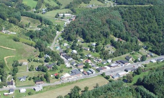 Small towns like Lansing, N.C., need residents who will start businesses and put down roots. Some in Congress are concerned that ending the DACA program will inhibit that. (Tom Fowler Aerial Photography/Wikipedia)
