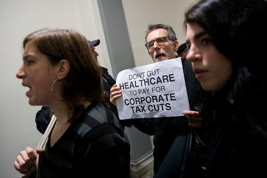 Consumer advocates warn that tax breaks that primarily benefit corporations and the top one percent of earners could lead to cuts to Medicare and Medicaid. (Getty Images)