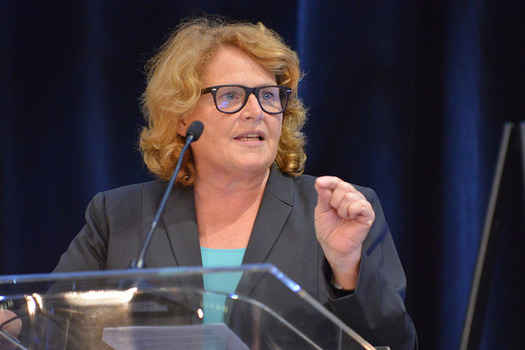 Introducing Savanna's Act, Sen. Heidi Heitkamp, D-North Dakota, is raising awareness about violence against Native American women. (Jay Mallin/Housing Assistance Council)