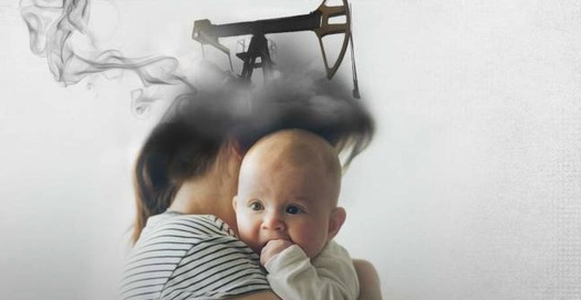 Natural gas wells are known to be sources of problematic air pollution, and may be causing issues in developing fetuses. (Egan Jimenez/The Woodrow Wilson School of Public Affairs)