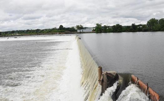 Significant amounts of PCBs remain in river sediments north of the Troy Dam, environmentalists say. (U.S. Army Corps of Engineers)