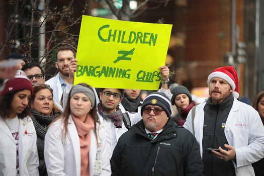 Congress provided funding for the Children's Health Insurance Program through March. (Scott Olson/Getty Images)