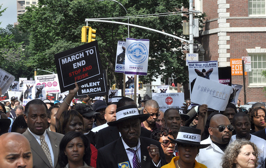 Police stop-and-frisk practices also have been challenged in New York City. (Michael Fleshman/Flickr)