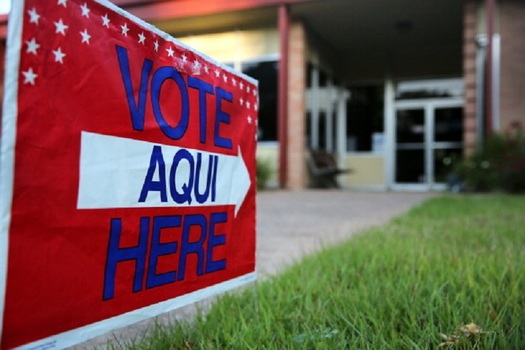 Texas will be the first state to hold a primary in the 2018 midterm elections, and voters will have to navigate a new Voter ID law that took effect on Jan. 1. (JohnMoore/GettyImages)