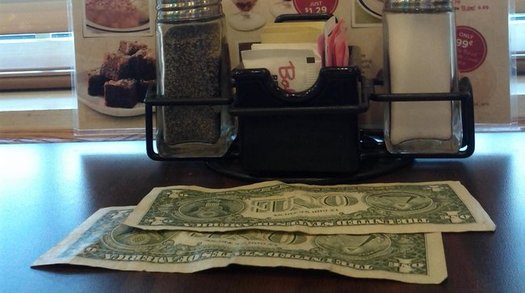 Workers could be forced to turn over tips to their employers under a rule proposed by the Trump administration. (SRandCo/Morguefile)