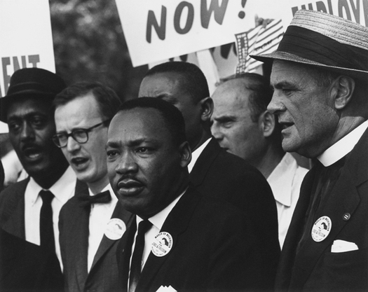 Activists say Ohioans can celebrate the life of Martin Luther King Jr. by acting to end social inequality. (U.S. National Archives and Records)