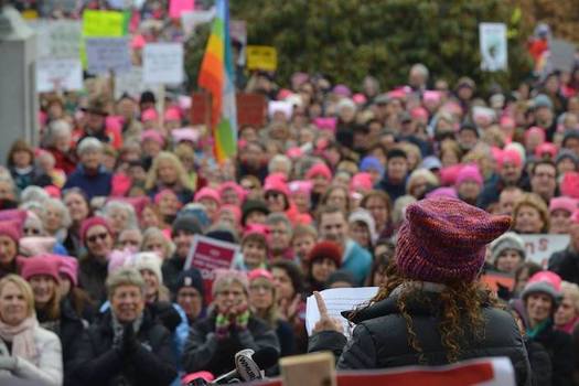 This weekends events mark the first anniversary of the Women's March on Washington, in New Hampshire and across the country. (Jodi Picoult)