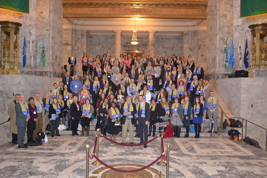 Credit union advocates are in Olympia for their annual Capitol day. (Northwest Credit Union Association)
