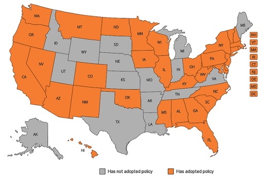 Most states have removed an asset test for SNAP applicants. (WV Center On Budget & Policy)