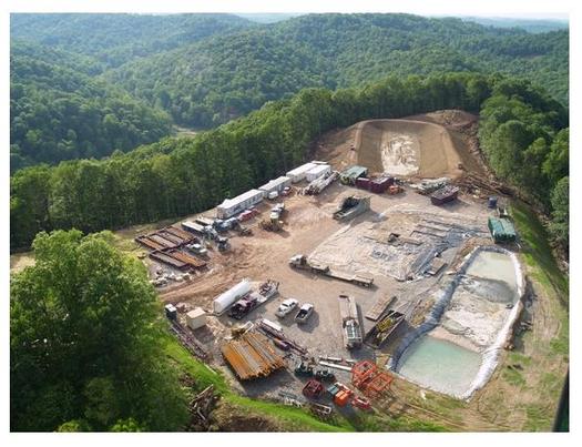 While West Virginia mineral owners often focus on getting a fair price from drillers for their natural gas, surface land owners are often more concerned about the impact of the big, industrial scale drilling operations. (WV Sierra Club) 