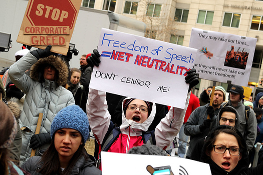 Attorneys general in 22 states, including Oregon, are suing to reverse the FCC's decision on net neutrality. (Chip Somodevilla/Getty Images)