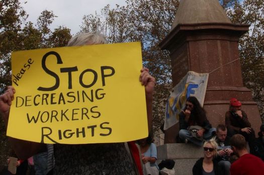 A US Supreme Court ruling could weaken the power of organized labor. Arguments are being heard next week in the case, Janus v. AFSCME. (Takver/Flickr)