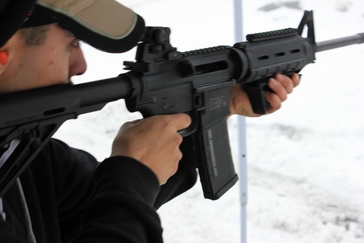 AR-15s were used in mass shootings in Newtown, San Bernardino, Las Vegas and Parkland. (Jonathan James/Flickr)
