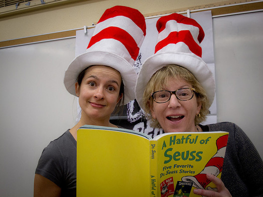 Experts say parents, teachers and other adults can be reading role models for kids. (Louis Palanker/Flickr)