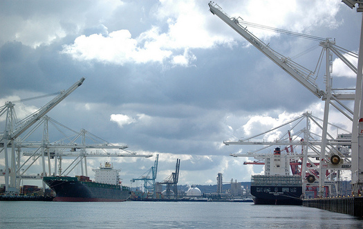 A trade war could hurt the ports in Washington, which are dependent both on imports and exports. (James Brooks/Flickr)