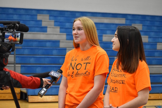 Last week, students in Idaho and across the country walked out of class to protest gun violence. (CDA Schools)