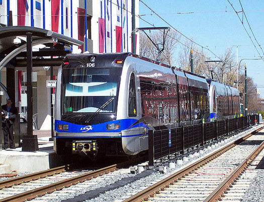 Systems such as the Lynx Blue Line light rail in Charlotte are transportation options for North Carolina as the population increases. (James Willamor/flickr)