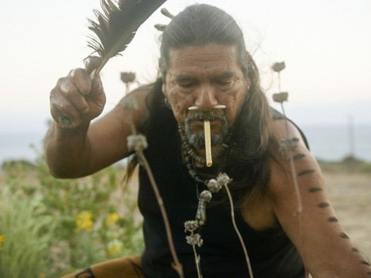 Mati Waiya, a Chumash elder, is leading the effort to defeat a power plant on the banks of the Santa Clara River in Santa Paula. (Chris Jordan-Bloch/Earthjustice)