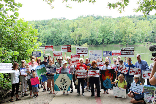 A TransCanada pipeline extension is the subject of protests from Pennsylvania through Maryland to West Virginia. It would enter Maryland just west of Hancock. (Stacy Miller)