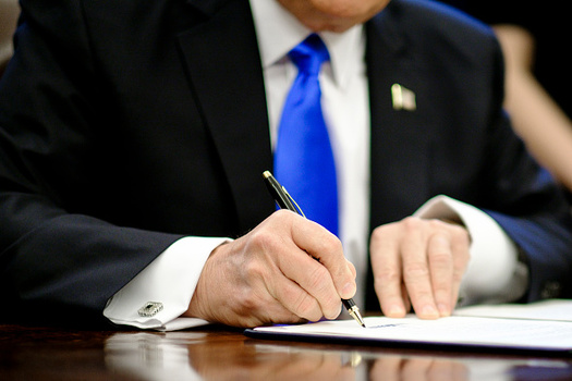 President Donald Trump's executive order in May 2017 instructed Attorney General Jeff Sessions to issue guidance interpreting religious liberty protections in Federal law. (Getty Images)