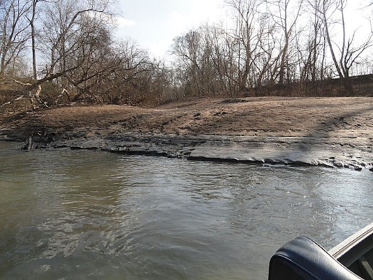 In 2014 a broken pipe in North Carolina released 39,000 tons of coal ash into the Dan River. (EPA/WikimediaCommons)