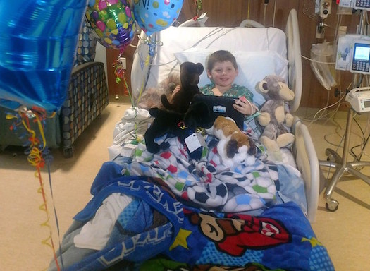 Five-year-old Cruz Krause survived a rare and deadly form of stroke due to a quick response from the medical system. (Callie Krause)