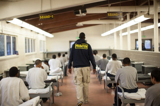 Statistics show that county juvenile facilities in California are only at 40 percent capacity, and that drop in population has coincided with falling crime rates. (L.A. Youth Justice Coalition)