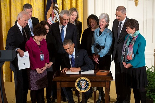 President Barack Obama signed an order establishing the White House Council on Women and Girls in 2009. (whitehouse.gov)