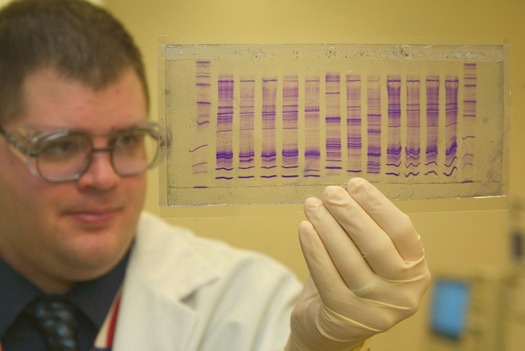 DNA from sexual-assault evidence kits can link to suspects in the DNA database. (James Tourtellotte/CBP [Public domain])