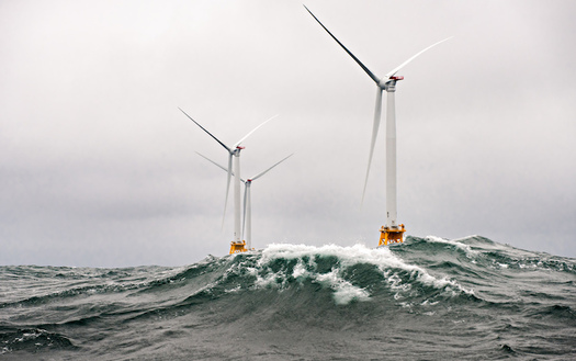 A 30-Megawatt offshore wind farm, the first in the nation, went into operation off Block Island in 2016. (U.S. Dept. of Energy)