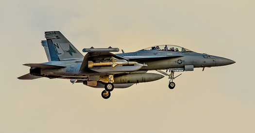 U.S. Navy jets known as Growlers are as loud as Seattle rush hour traffic. (Tomás Del Coro/Flickr)