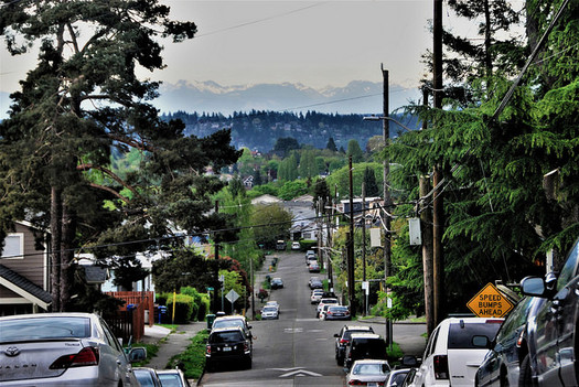 Seattle's preference for single-family homes leads to more driving and more cars. (Joe Wolf/Flickr)