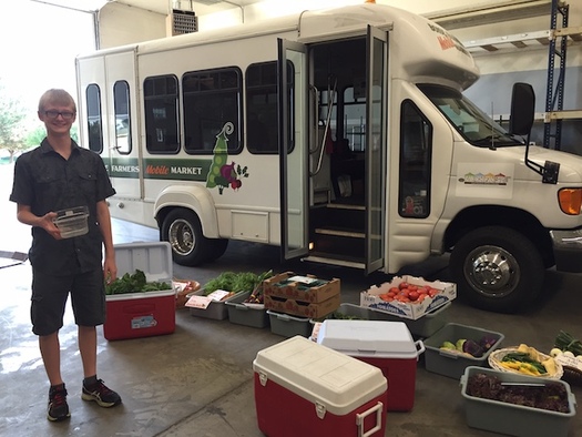 The Boise Farmers Market offers a mobile market to neighborhoods around the city. (Tamara Cameron/Boise Farmers Market)