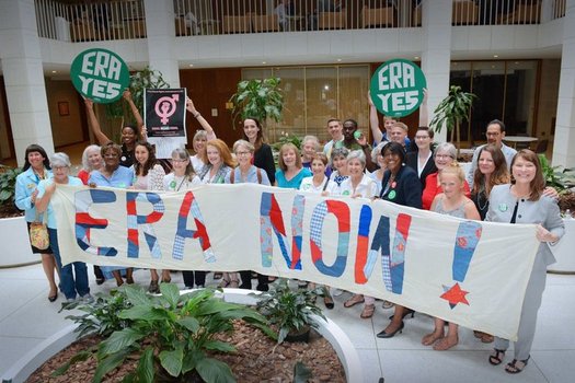 The ERA NC Alliance recently gathered in Raleigh for an advocacy day to urge lawmakers to pass the Equal Rights Amendment. (ERA NC Aliiance) 