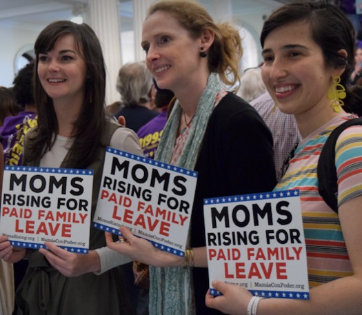 Paid family and sick leave is considered a victory for moms who need to take time off with a new baby, an aging parent or in case of family illness. (RaiseUpMA)
