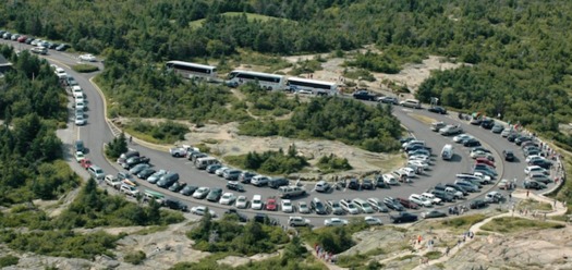 Acadia National Park has the most visitors per square mile of any U.S. national park. (National Park Service)
