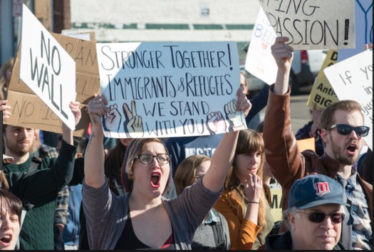 The Trump administration's zero tolerance immigration policy, which has separated families, has stoked protests throughout the nation. (Fibonacci Blue/Flickr)