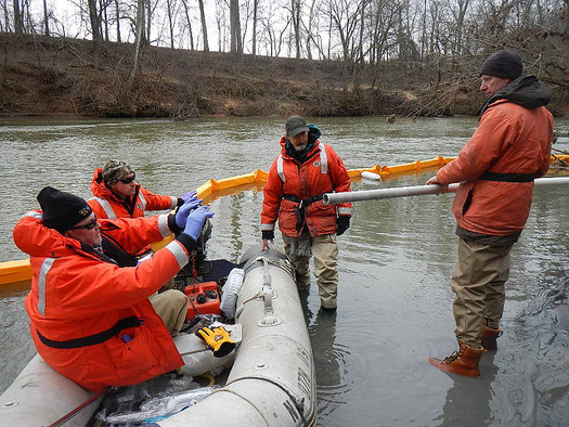 The Dan River spill was the third-largest coal ash disaster in U.S. history. (U.S. Fish and Wildlife Service)