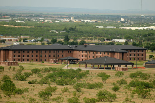 The government plans to build a migrant detention center at GoodFellow Air Force Base in San Angelo, Texas, on a former firing range near an uncapped, closed landfill. (Wikimedia Commons)