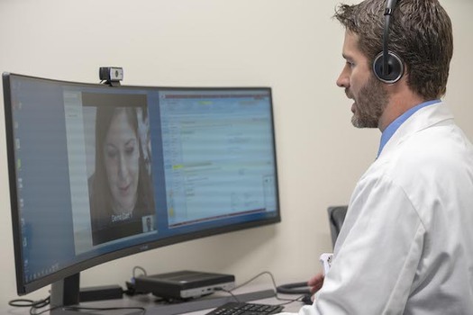 Virtual health centers are popping up across the country to connect with people in rural communities. (St. Luke's Health System)