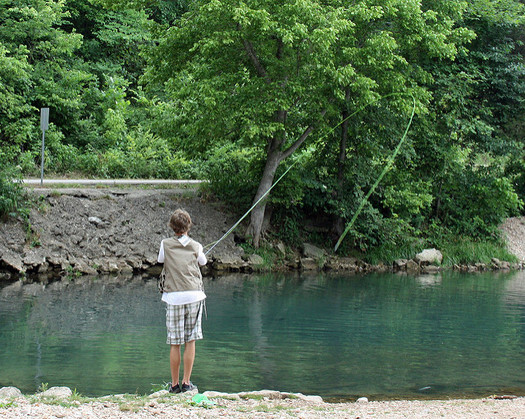 Mercury and other pollutants threaten fishing in many of Missouri's waterways. (Tanya Impeartrice/Flickr)