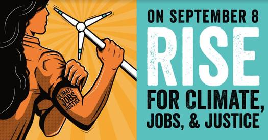 The RISE event Saturday night in Flint will include local performers and a call to action on environmental justice. (People's Climate Movement Michigan) 