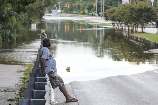 Several major state roads and sections of interstate remain closed, forcing some relief groups to air-drop supplies via helicopter. (NC Dept. of Public Safety/Flickr)