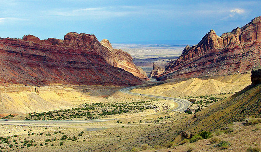 The famous rock formations of the San Rafael Swell could gain federal protections under a new bill. (Don Graham/Flickr) 