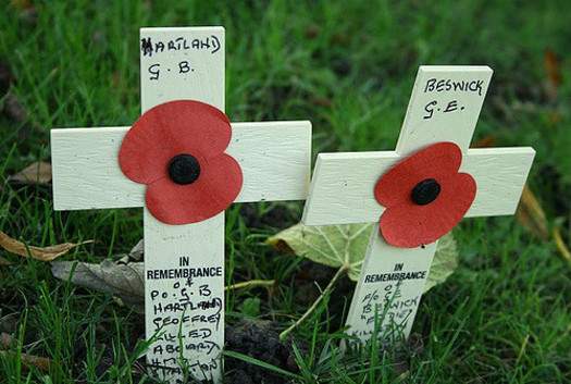 Peace organizations are hoping to restore Armistice Day, also known as Poppy Day and Remembrance Day, which was renamed Veterans day in 1954, as a day for celebrating peace. (Ian Parkes/Flickr)